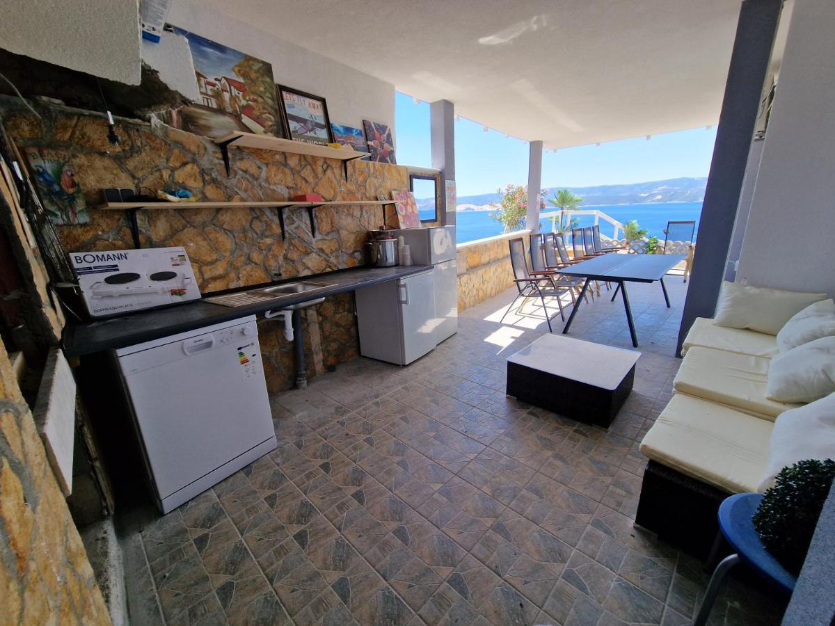 Big Panorama Villa, For 21 Person In Omis Celina Bagian luar foto
